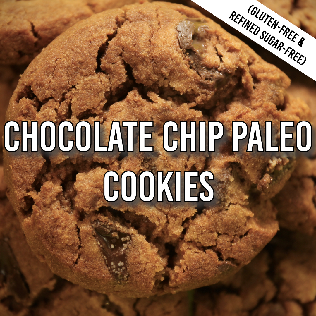 Chocolate Chip Paleo Cookies - (Gluten-Free & Refined Sugar-Free)