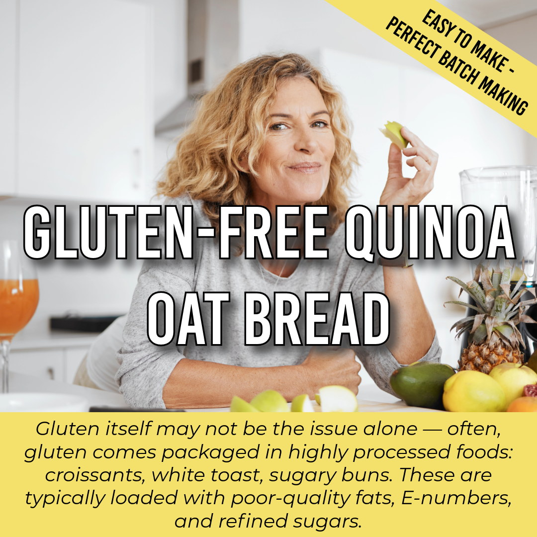 Gluten-Free Quinoa Oat Bread